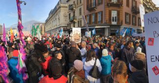 Manifestation du 5 décembre à Chambéry